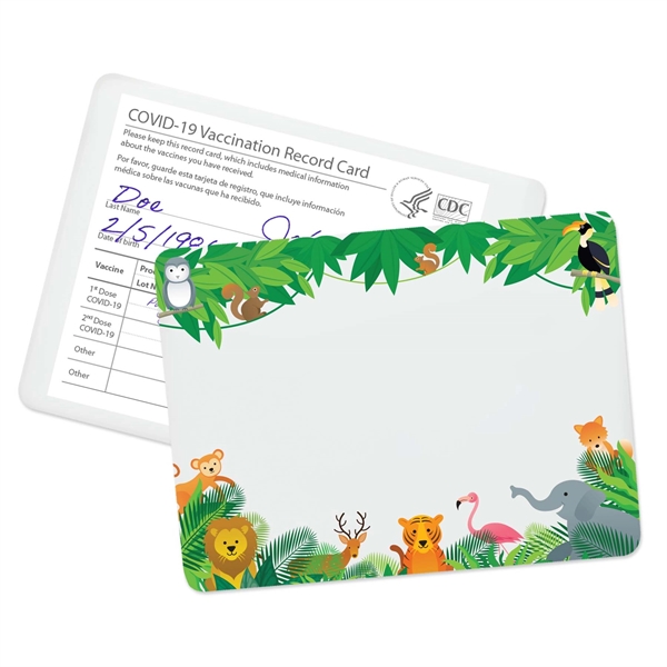 COVID vaccination card holder that's made of vinyl.... from ASI 54040 Fey Promo