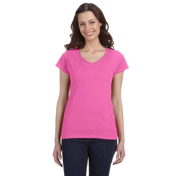 Gildan ladies' Softstyle 4.5 oz Fitted V-Neck T-Shirt... from ASI 30208 A P Specialties / AP Specialties