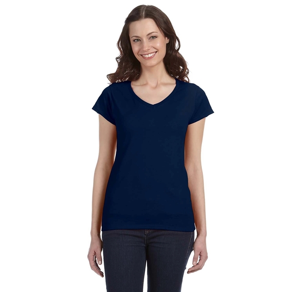 Gildan ladies' Softstyle 4.5 oz Fitted V-Neck T-Shirt... from ASI 30208 A P Specialties / AP Specialties