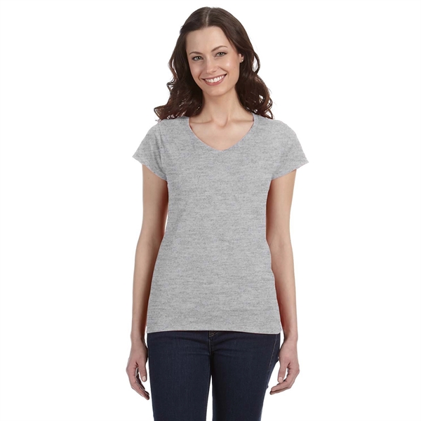 Gildan ladies' Softstyle 4.5 oz Fitted V-Neck T-Shirt... from ASI 30208 A P Specialties / AP Specialties