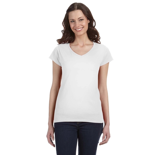 Gildan ladies' Softstyle 4.5 oz Fitted V-Neck T-Shirt... from ASI 30208 A P Specialties / AP Specialties