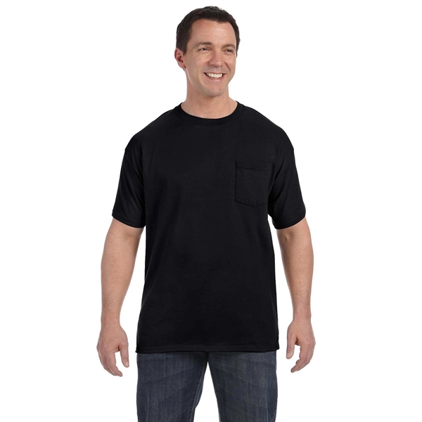 Hanes Men's 6.1 oz Tagless Pocket T-Shirt... from ASI 30208 A P Specialties / AP Specialties