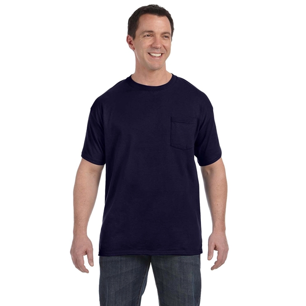 Hanes Men's 6.1 oz Tagless Pocket T-Shirt... from ASI 30208 A P Specialties / AP Specialties
