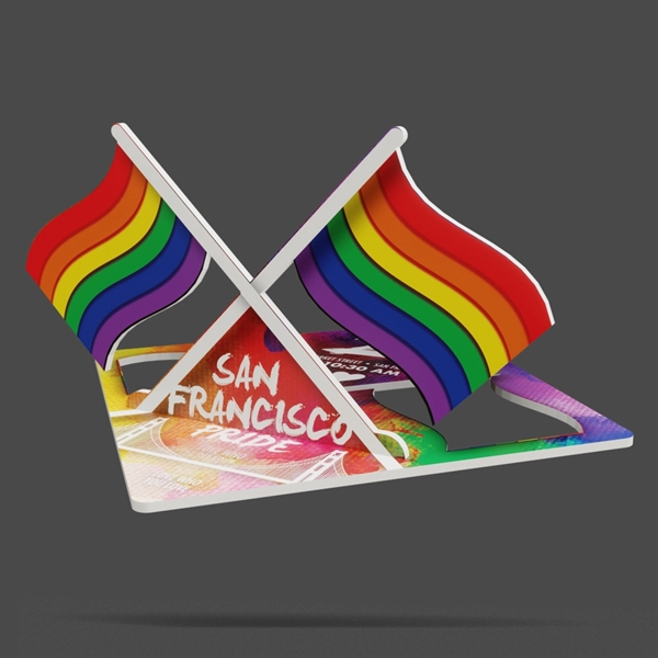 Pop-Ups! Flag Mini Table Game + Coaster. A custom, interactive and... from ASI 43530 California Tattoos