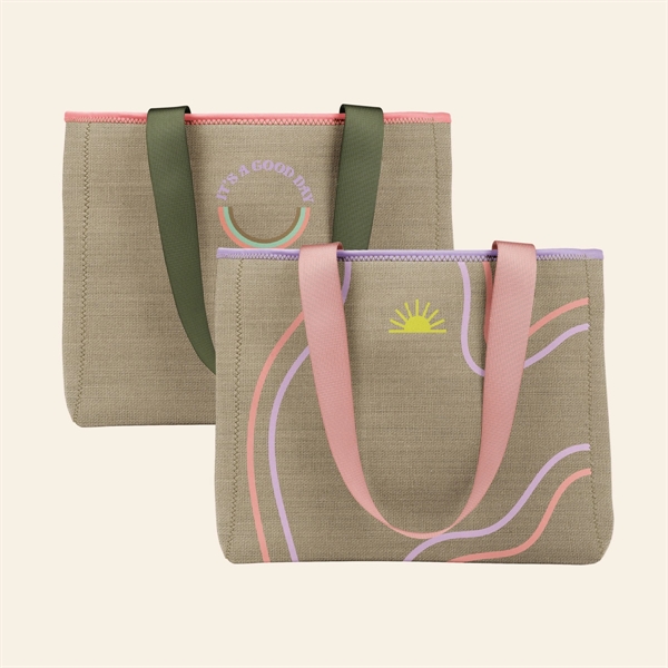 High-Quality Burlap Neoprene Tote Bag... from ASI 74710 Numo / NUMO