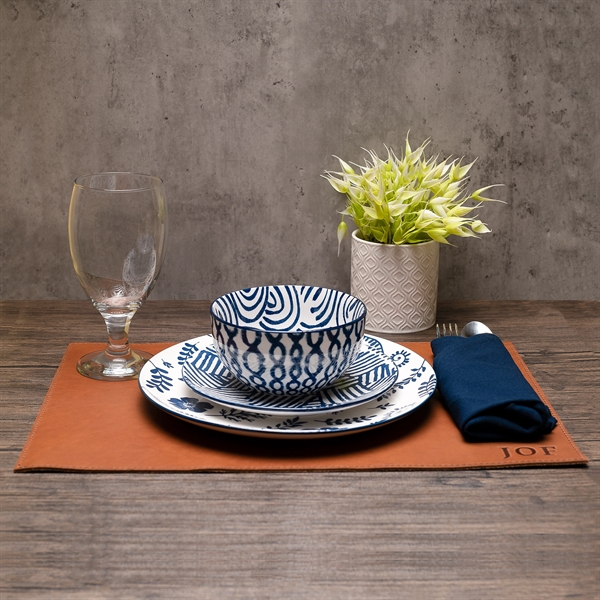 Genuine Leather 18" x 12" Placemat for your restaurant, pub, or... from ASI 75126 Oowee Products