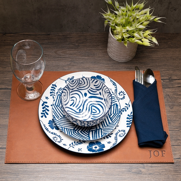 Genuine Leather 18" x 12" Placemat for your restaurant, pub, or... from ASI 75126 Oowee Products