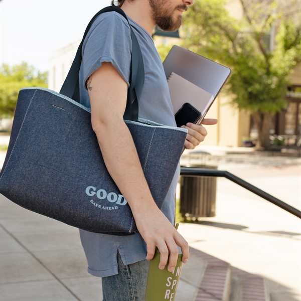 High-Quality Denim Neoprene Tote Bag... from ASI 74710 Numo / NUMO
