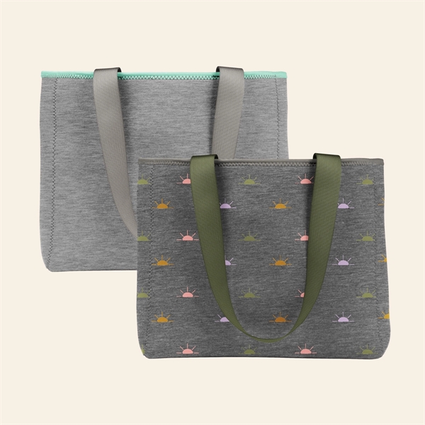 High-Quality Heathered Jersey Knit Neoprene Tote Bag... from ASI 74710 Numo / NUMO