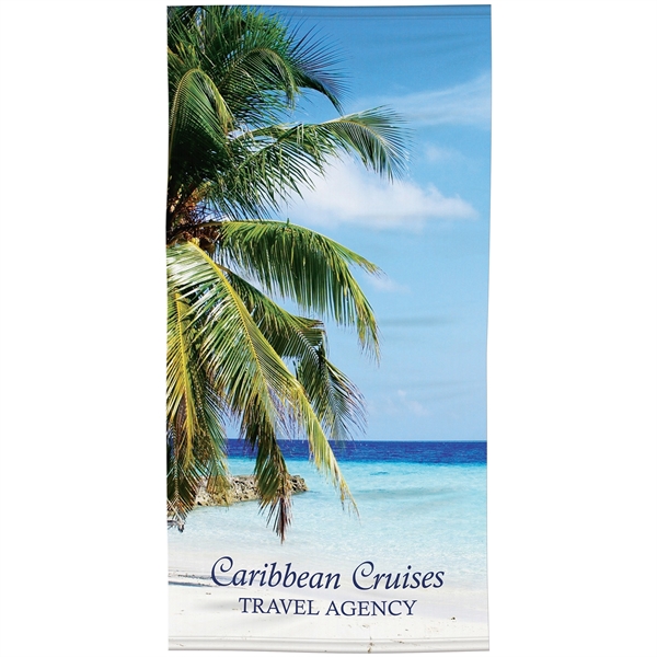 Super soft, super bright 30" x 60" Microfiber Fully Custom Beach... from ASI 80228 Quinn