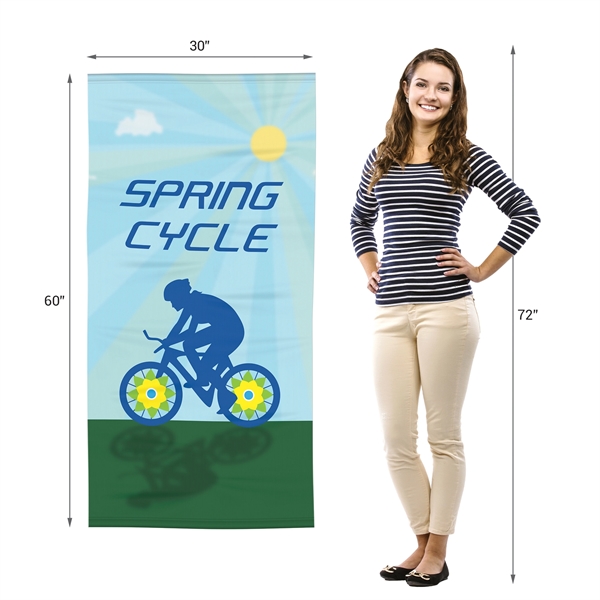 Super soft, super bright 30" x 60" Microfiber Fully Custom Beach... from ASI 80228 Quinn