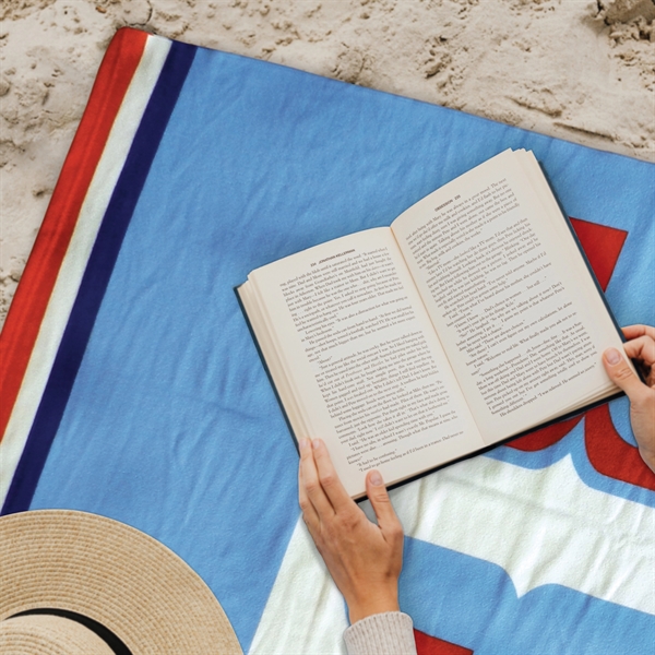 Super soft, super bright 30" x 60" Microfiber Fully Custom Beach... from ASI 80228 Quinn