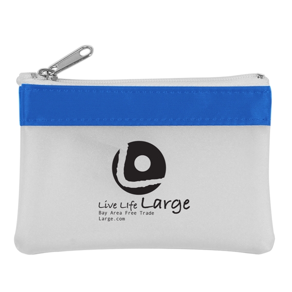 Zippered coin pouch with split ring inside.... from ASI 61125 Hit Promotional Products / Hit®