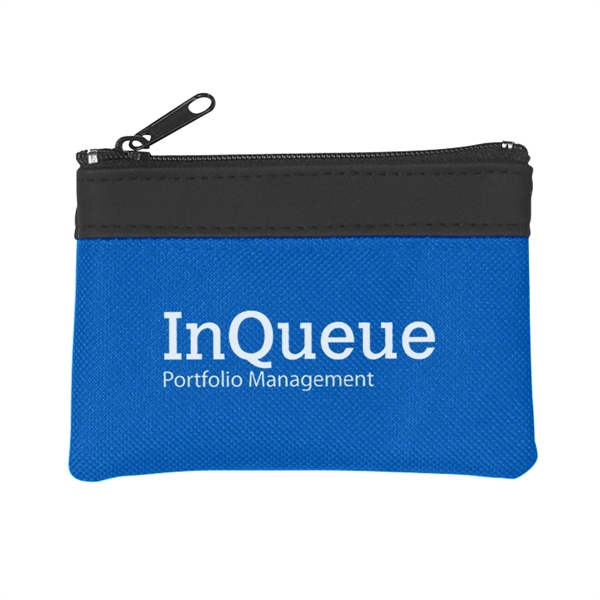 Zippered coin pouch made of combo: PVC and 600 Denier polyester.... from ASI 61125 Hit Promotional Products / Hit®