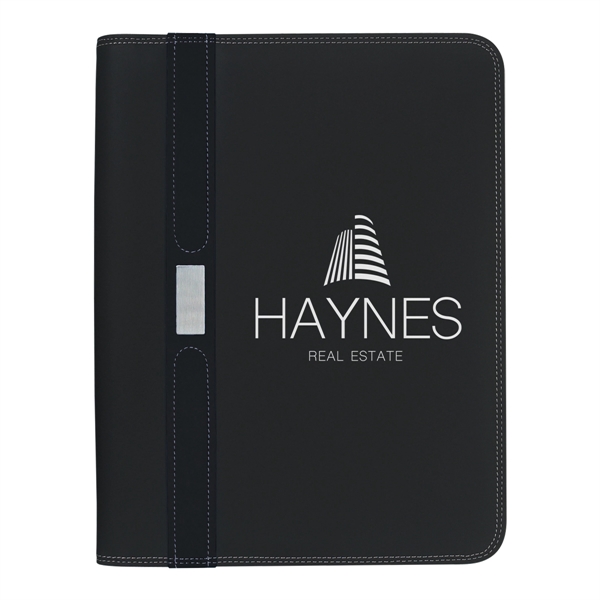 Zippered portfolio with 30 page writing pad.... from ASI 61125 Hit Promotional Products / Hit®