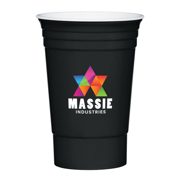 The Cup. Made From Tri-Edge Polypropylene Material.  Holds 16 OZ.... from ASI 61125 Hit Promotional Products / Hit®