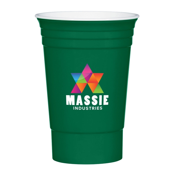 The Cup. Made From Tri-Edge Polypropylene Material.  Holds 16 OZ.... from ASI 61125 Hit Promotional Products / Hit®