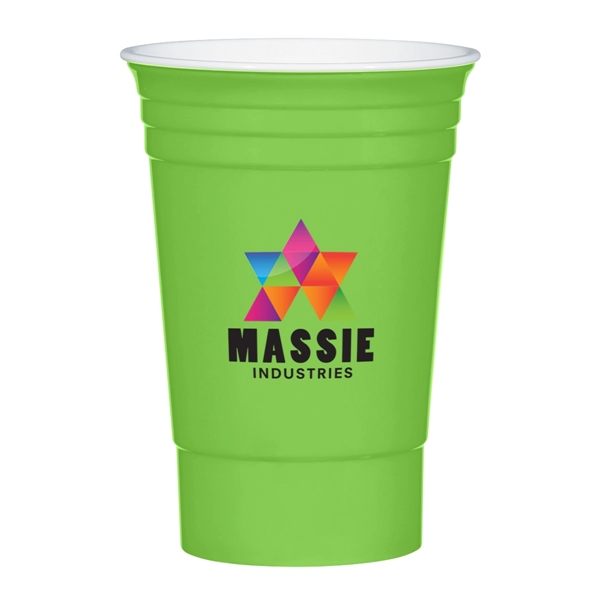 The Cup. Made From Tri-Edge Polypropylene Material.  Holds 16 OZ.... from ASI 61125 Hit Promotional Products / Hit®