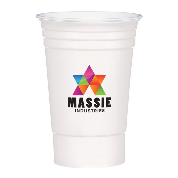 The Cup. Made From Tri-Edge Polypropylene Material.  Holds 16 OZ.... from ASI 61125 Hit Promotional Products / Hit®