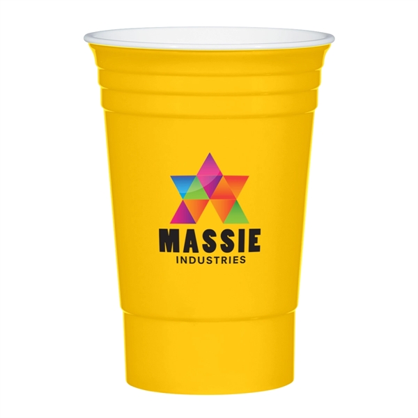 The Cup. Made From Tri-Edge Polypropylene Material.  Holds 16 OZ.... from ASI 61125 Hit Promotional Products / Hit®