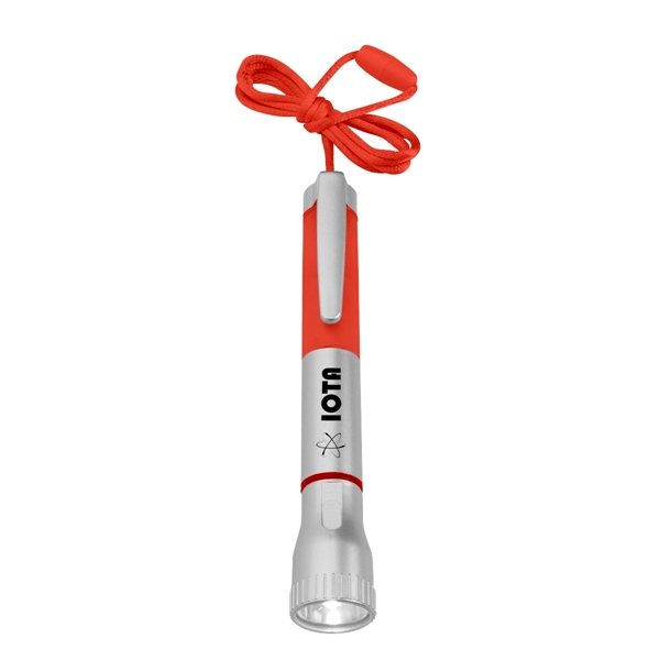 Flashlight with light up pen and extra bright LED light.... from ASI 61125 Hit Promotional Products / Hit®