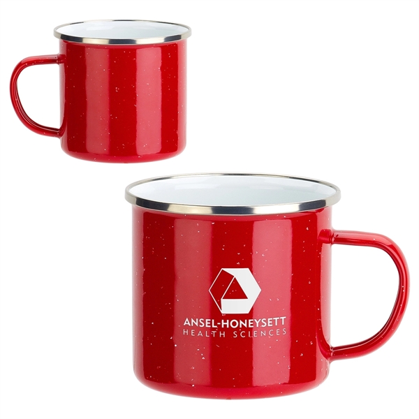 16 oz Enamel-Lined Iron Coffee Mug... from ASI 36730 Ariel Premium Supply Inc