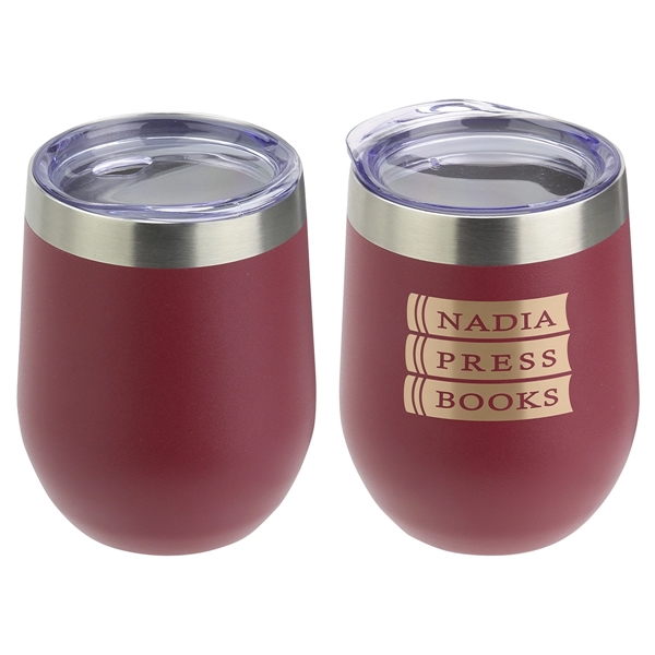 10 oz Vacuum Insulated Stainless Steel Wine Tumbler... from ASI 36730 Ariel Premium Supply Inc
