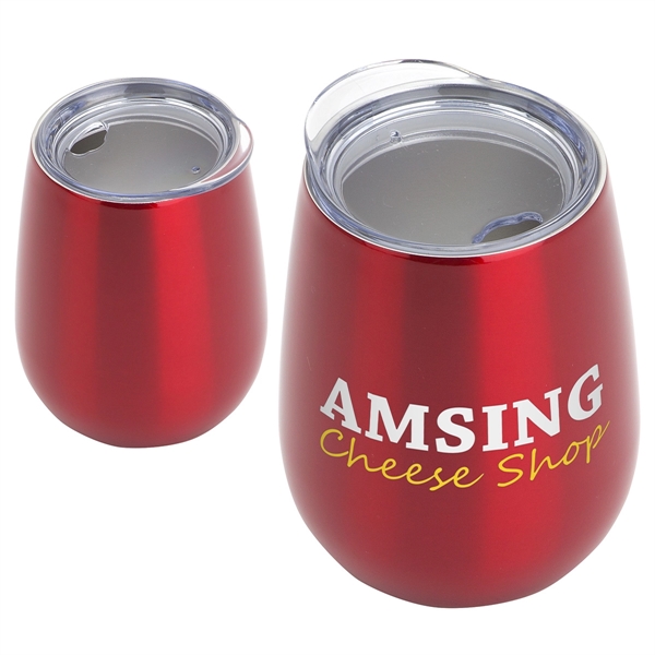 10 oz Vacuum Insulated Stainless Steel Wine Goblet... from ASI 36730 Ariel Premium Supply Inc