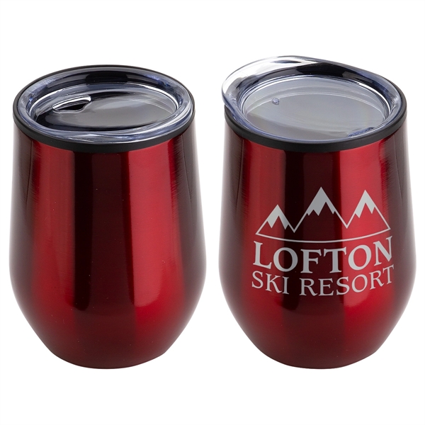 12 oz Stainless Steel/Polypropylene Wine Goblet... from ASI 36730 Ariel Premium Supply Inc