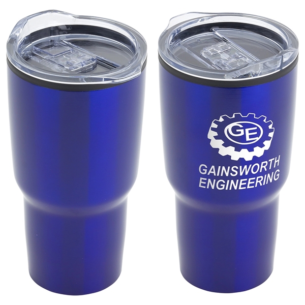 30 oz Stainless Steel/Polypropylene Travel Tumbler... from ASI 36730 Ariel Premium Supply Inc