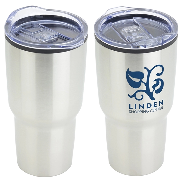 30 oz Stainless Steel/Polypropylene Travel Tumbler... from ASI 36730 Ariel Premium Supply Inc
