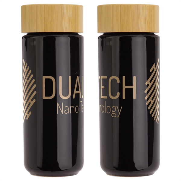 10 oz Ceramic Tumbler with Bamboo Lid... from ASI 36730 Ariel Premium Supply Inc