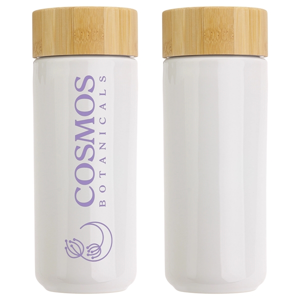 10 oz Ceramic Tumbler with Bamboo Lid... from ASI 36730 Ariel Premium Supply Inc