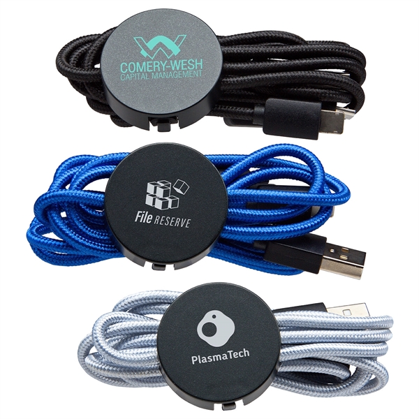 3-in-1 Light-Up Charging Cable... from ASI 36730 Ariel Premium Supply Inc