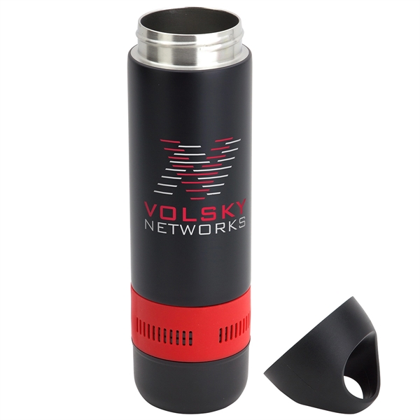 14 oz Combo Water Bottle & Wireless Speaker... from ASI 36730 Ariel Premium Supply Inc