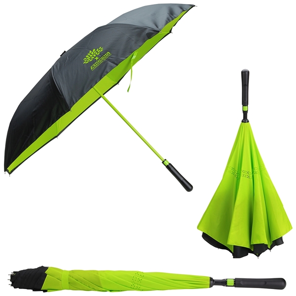 Two-Tone Inversion Umbrella... from ASI 36730 Ariel Premium Supply Inc
