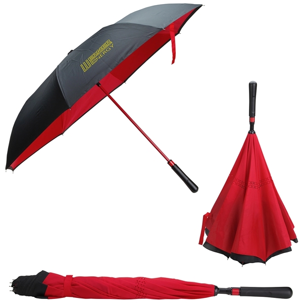 Two-Tone Inversion Umbrella... from ASI 36730 Ariel Premium Supply Inc