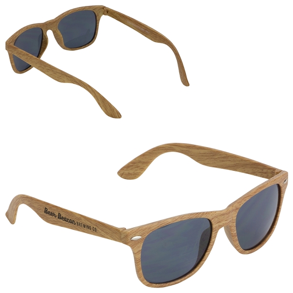 UV400 Wood Grain Sunglasses... from ASI 36730 Ariel Premium Supply Inc
