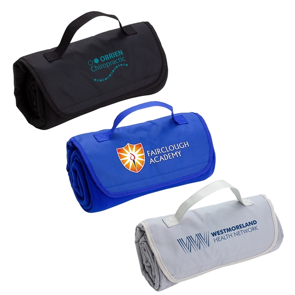 Barrel Fleece Blanket... from ASI 36730 Ariel Premium Supply Inc