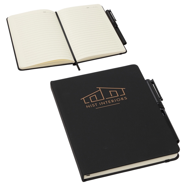 Soft Touch Journal with Matching Color Gel Pen... from ASI 36730 Ariel Premium Supply Inc