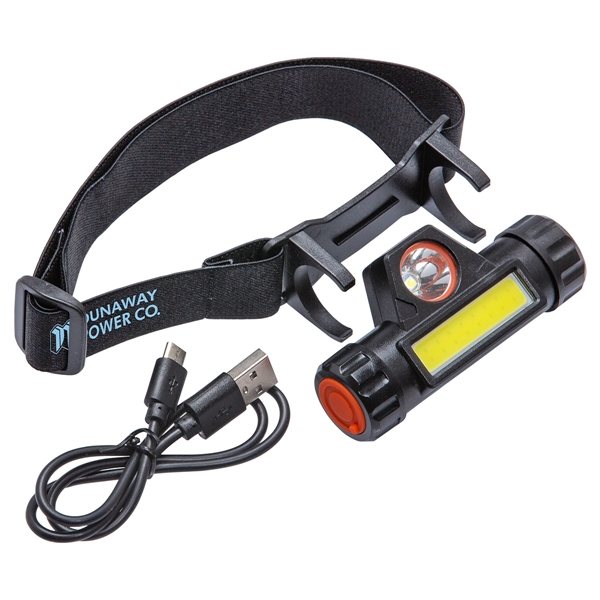 COB  LED Rechargeable Headlamp... from ASI 36730 Ariel Premium Supply Inc