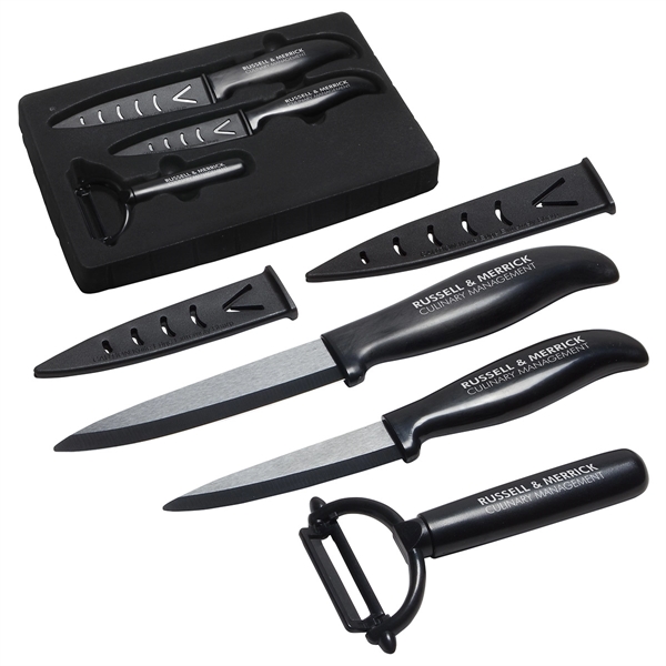Ceramic Knife & Peeler Set... from ASI 36730 Ariel Premium Supply Inc