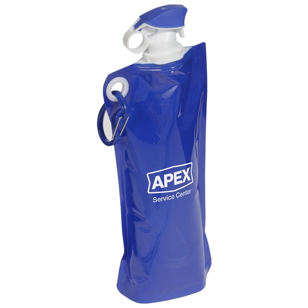 27 oz Foldable Water Bottle with Carabiner... from ASI 36730 Ariel Premium Supply Inc