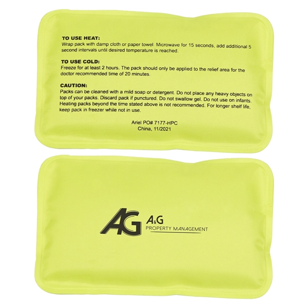 Nylon-Covered Hot/Cold Pack... from ASI 36730 Ariel Premium Supply Inc