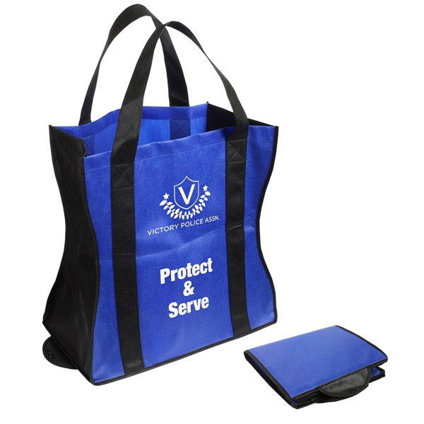 Non-Woven Folding Tote... from ASI 36730 Ariel Premium Supply Inc