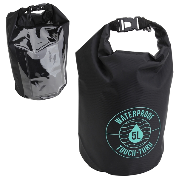 Waterproof Gear Bag With Touch-Thru Pouch... from ASI 36730 Ariel Premium Supply Inc