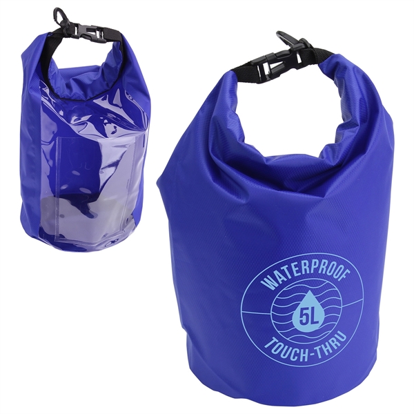 Waterproof Gear Bag With Touch-Thru Pouch... from ASI 36730 Ariel Premium Supply Inc