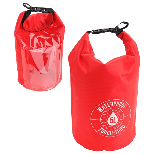Waterproof Gear Bag With Touch-Thru Pouch... from ASI 36730 Ariel Premium Supply Inc