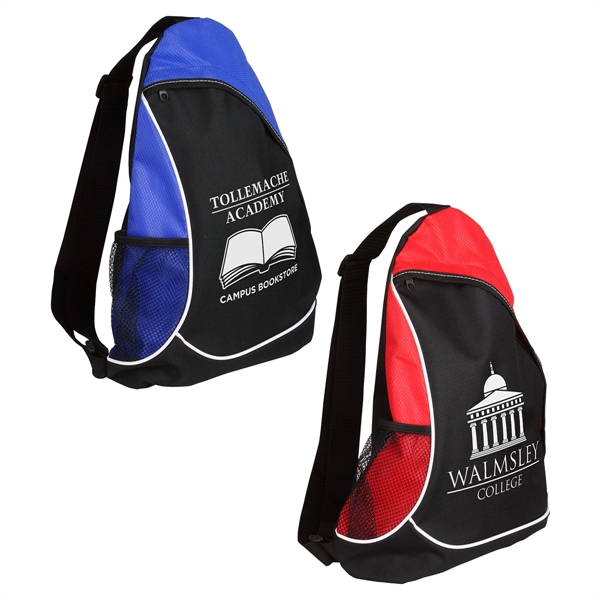 Non-Woven/Polyester Sling Backpack... from ASI 36730 Ariel Premium Supply Inc