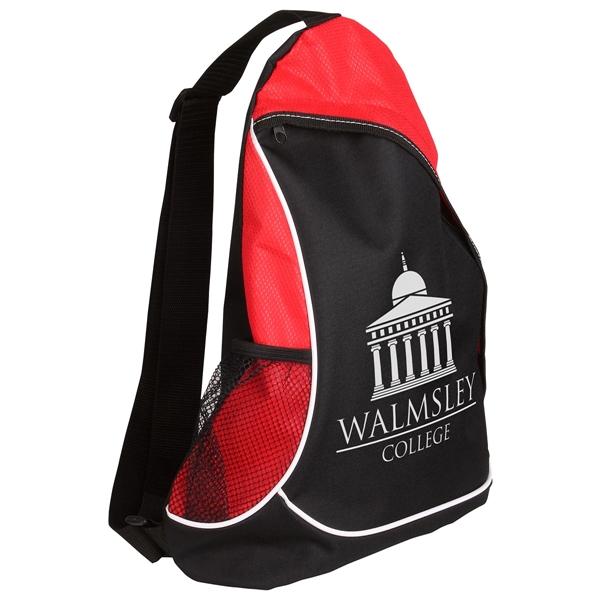 Non-Woven/Polyester Sling Backpack... from ASI 36730 Ariel Premium Supply Inc